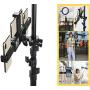 Multiple Phone Bracket Set for YouTube Video or Live Streaming. Compatible with Mounting Smartphones, Ring Lights and Microphones to Tripods, Monopods, Selfie Sticks or Even Bike Handle Bars