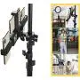 Multiple Phone Bracket Set for YouTube Video or Live Streaming. Compatible with Mounting Smartphones, Ring Lights and Microphones to Tripods, Monopods, Selfie Sticks or Even Bike Handle Bars
