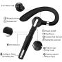 Bluetooth Headset, Wireless Bluetooth Earpiece V4.1 8-10 Hours Talktime Stereo Noise Cancelling Mic, Compatible for iPhone Android Cell Phones Driving/Business/Office (Black)