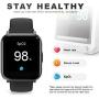 Smart Watch, UXD Fitness Activity Tracker with Sleep Heart Rate Monitor for Men Women 5ATM Waterproof Pedometer Smartwatches for iPhone Samsung Android Phones