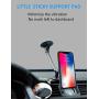 EXSHOW Magnetic Windshield Car Cell Phone Holder, 8.5 inch Aluminum Long Arm Strong Magnets Window Suction Cup Mount for iPhone, Samsung, LG and Other All Cell Phone