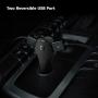 nonda ZUS Smart Car Charger, Car Charger with App to Save Cars Location and Monitor Car Battery, 2 Ports Car Charger with Led for iPhone XS/Max/XR/X/8/7/6/Plus (ZU33BKRN)