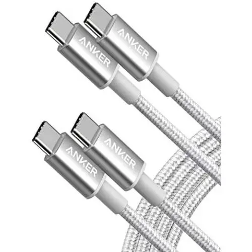 USB C Cable, Anker New Nylon USB C to USB C Cable (6ft 60W), PD Type C Charging Cable for MacBook Pro 2020, iPad Pro, Galaxy S20, Switch, Pixel, LG and Other USB C Charger USB C Cable, Anker New Nylon USB C to USB C Cable (6ft 60W), PD Type C Charging Cable for MacBook Pro 2020, iPad Pro, Galaxy S20, Switch, Pixel, LG and Other USB C Charger
