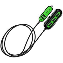 RapidX RXX5USBG X5 5 USB Ports Car Charger 22.4A Green