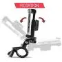 2-WAY New Bike Phone Mount - Universal Sturdy Mount for Bicycle & Motorcycle Accessories - Good Travel Stroller Pram Kayak Fishing Accessory 2-WAY New Bike Phone Mount - Universal Sturdy Mount for Bicycle & Motorcycle Accessories - Good Travel Stroller Pram Kayak Fishing Accessory
