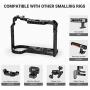 SMALLRIG Camera Cage for Panasonic Lumix DC-S1 and S1R with Cold Shoe and NATO Rail CCP2345