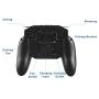 Newseego Mobile Game Controllers, 5-in-1 Upgrade Version Gamepad with Phone Cooling Pad, Sensitive Shoot Aim Trigger Gaming Grip for Knives Out/Rules of Survival for Android & iOS - Black