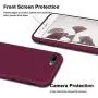 Vooii iPhone 8 Plus Case, iPhone 7 Plus Case, Soft Silicone Gel Rubber Bumper Case Microfiber Lining Hard Shell Shockproof Full-Body Protective Case Cover for iPhone 7 Plus /8 Plus - Burgundy Vooii iPhone 8 Plus Case, iPhone 7 Plus Case, Soft Silicone Gel Rubber Bumper Case Microfiber Lining Hard Shell Shockproof Full-Body Protective Case Cover for iPhone 7 Plus /8 Plus - Burgundy