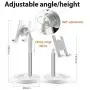 Cell Phone Stand Desktop Phone Stand Adjustable Sturdy Aluminum Metal Phone Holder Cradle Dock, Compatible with Phone 11 Pro Xs Max Xr X 8, iPad, Kindle, Tablet (Silver) Cell Phone Stand Desktop Phone Stand Adjustable Sturdy Aluminum Metal Phone Holder Cradle Dock, Compatible with Phone 11 Pro Xs Max Xr X 8, iPad, Kindle, Tablet (Silver)