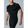 ATHLIO 1 or 3 Pack Mens Cool Dry Short Sleeve Compression Shirts, Sports Baselayer T-Shirts Tops, Athletic Workout Shirt