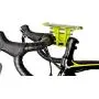 Bike Combo Power Mount, Universal Bicycle Smart Phone and Power Bank Holder, Adjustable Silicone Handlebar Rack for iPhone, Samsung Galaxy, 4” to 6” Phones (Black)