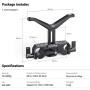 SMALLRIG 15mm Long Lens Support Bracket Height Adjustable for DSLR Camera Shoulder Rig (New) - 1087
