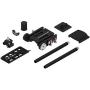 JTZ DP30 Camera Cage with Universal 15mm Rail Rod Baseplate Rig+4×4" Carbon Fiber Matte Box+Follow Focus+Power Supply (LE Version) for Canon Cinema EOS C100 C300 C500 Mark II 2 Video Cameras