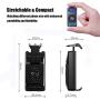 Fanbiya Cell Phone Cooler, Mobile Gaming Cooling Rapid Chill Thermo-Electric Cooler PUBG COD USB Powered Quiet Cooler for Android iOS Chicken Dinner (Black)