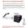 Smart Wi-Fi Alexa Garage Door Openers Remote control Smart Phone Wireless Android iOS APP Compatible with Alexa and Google Assistant IFTTT, No Hub needed