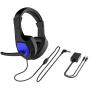 Headset for Nintendo Switch, STOGA Gaming Headset Noise Cancelling 3.5mm Wired Adjustable Over-Ear,Headset with Microphone,Volume Control Headphone Compatible with PS4/PC/Mobile Blue