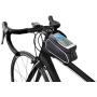 Bike Frame Bag, Bicycle Phone Holder, Waterproof Cycling Front Top Tube Pouch Bike Frame Phone Mount Pannier Crossbar Storage Bag for iPhone 11 Pro MAX XS MAX XR X 8 7 6 6S Plus Smartphone Below 6.5