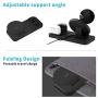 WATOE Wireless Charger 3 in 1 Charging Station for Apple Watch and Airpods Qi Fast Wireless Charger Stand Compatible iPhone 11/11 Pro/X/XS/XR/Xs Max/8 Plus Compatible Apple Watch Series 5/4/3/2/1