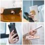 TORRAS Porcelain Cell Phone Ring Holder, [Case Friendly] Phone Stand Finger Kickstand Grip Ring Compatible with iPhone 11 Pro MAX XS X XR 8 SE, Samsung Galaxy S20 +Ultra Note10 Plus S9 8-Rose Gold