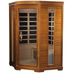 DYNAMIC SAUNAS AMZ-DYN-6225-02 Bilbao 2-Person Corner Far Infrared Sauna