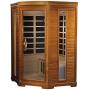 DYNAMIC SAUNAS AMZ-DYN-6225-02 Bilbao 2-Person Corner Far Infrared Sauna