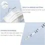 55 Yards 1/4 inch Elastic Bands Elastic String Cord High Elasticity Soft Ear Tie Rope White and Nose Bridge Strips(100pcs) and Cord Locks(100pcs), DIY Face Mask Kits for Sewing Craft Handmade Mask 55 Yards 1/4 inch Elastic Bands Elastic String Cord High Elasticity Soft Ear Tie Rope White and Nose Bridge Strips(100pcs) and Cord Locks(100pcs), DIY Face Mask Kits for Sewing Craft Handmade Mask