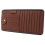 Helen-Box - Auto Sunshade Storage Bag Car Sun Visor CD Holder Car Sunshade Cover Card Bag Mobile Phone Bag Multi Function Wallet Accessories