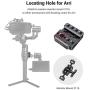 SMALLRIG Monitor Mount Holder for DJI Ronin S & Ronin SC Gimbal Accessories Mounting Plate, w/ 1/4” Thread 3/8” Locating Hole NATO Rail for Magic Arm Handle - 2214