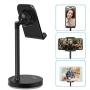 AONKEY Adjustable Cell Phone Stand, Desk Cellphone Holder Compatible with iPhone Xs Max XS XR X 6 6S 7 8 Plus, All Android Smartphone & iPad& Other 7”-13” Tablets