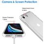 JETech Case for Apple iPhone SE 2020 2nd Generation, iPhone 8 and iPhone 7, 4.7-Inch, Shockproof Bumper Cover, Anti-Scratch Clear Back, HD Clear