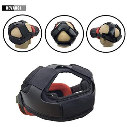 Head Strap Pad & Headband Gravity Pressure Reducing Head Pad Cushion for Oculus Quest Headset Accessories with Comfortable PU Leather Surface & Soft Foam Pad