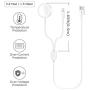 Update Version Smart iWatch Charger Wireless USB 5.0 ft/1.5 m Charging Cable for Apple Watch Series 5/4/3/2/1 iOS 6.0 & iPhone 11 Pro/XR/XS/XSMax/X/8 Plus/iPad4