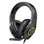 EasySMX Gaming Headset for Xbox One S, X, PS4, PC with Soft Breathing Earmuffs, Adjustable Mic, Comfortable Mute & Automatic Cycling RGB LED Lights, Xbox Headset for Laptop, Nintendo Switch