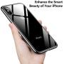 TORRAS Crystal Clear iPhone Xs Max Case, [Anti-Yellowing] Soft Silicone Shockproof TPU Slim Thin Protective Phone Cover Case for iPhone Xs Max 6.5 inch - Black