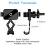 FireKylin Cell Phone Holder for Car, Universal Gravity Auto-Clamping Air Vent Mount with Tempered Glass Compatible with iPhone 11 Pro XR Xs Max Xs X 8 7 6 Plus, Samsung Galaxy S10 S10+ S10e S9 S8 S7