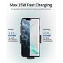 MANKIW Car Wireless Charger Mount,15W Qi Car Charger Auto-Clamping Air Vent Phone Holder Compatible with iPhone 11/11Pro/11Pro Max/Xs Max/XS/XR/X/8/8+, Samsung S10/S10+/S9/S9+/S8/S8+, Pixel/LG