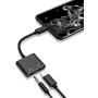 MOOU USB Type C to 3.5mm Jack Headphone Adapter with USB C PD Fast Charging Port for Pixel 4 4XL 3 3XL 2 2XL, Galaxy Note 10/10+/S20/20+/20 Ultra, iPad Pro, One+, Essential Ph-1 and More Type C Phone