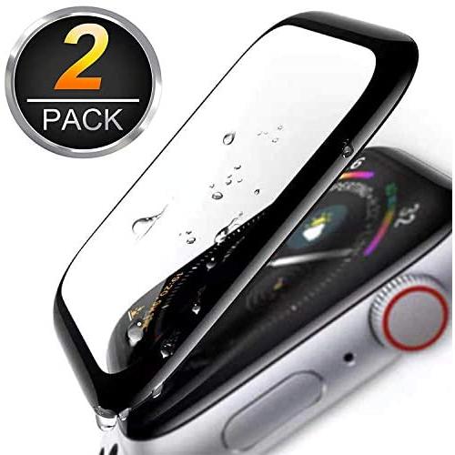 Apple Watch Series 3 Screen Protector 38mm [2 - Pack] iWatch 3 Screen Protector, Anti-Scratch Resistant Full Coverage Scratch-Proof Screen Film Compatible Apple iWatch 38mm Series 3/2/1