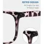 Blue Light Blocking Glasses Square Nerd Eyeglasses Frame Anti Blue Ray Computer Glasses Non Prescription