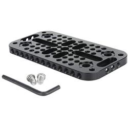NICEYRIG Camera Cheese Mounting Plate, Universal Top Plate Applicable for URSA Mini 4K, Gimbal Stabilizer, Shoulder Rig System - 031