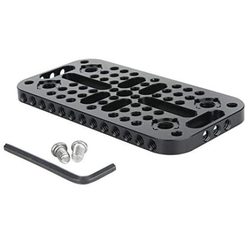 NICEYRIG Camera Cheese Mounting Plate, Universal Top Plate Applicable for URSA Mini 4K, Gimbal Stabilizer, Shoulder Rig System - 031