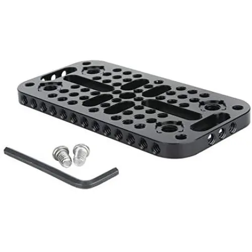 NICEYRIG Camera Cheese Mounting Plate, Universal Top Plate Applicable for URSA Mini 4K, Gimbal Stabilizer, Shoulder Rig System - 031