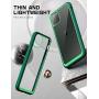 SUPCASE Unicorn Beetle Style Series Case Designed for iPhone 11 Pro Max 6.5 Inch (2019 Release), Premium Hybrid Protective Clear Case (DarkGreen)