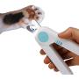 Patas Lague Dog Nail Clippers Cat Clippers and Trimmer Nail Clipper for Small Dog with LED Light, Safety Nail Clipper Razor Sharp Blade Hidden Nail File, Professional Grooming Tools