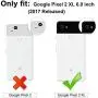 ProCase Google Pixel 2 XL Wallet Case, Flip Kickstand Case with Card Holder Mirror Wristlet, Folding Stand Protective Cover for Google Pixel 2 XL (2017 Release) -Black ProCase Google Pixel 2 XL Wallet Case, Flip Kickstand Case with Card Holder Mirror Wristlet, Folding Stand Protective Cover for Google Pixel 2 XL (2017 Release) -Black