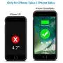 U-good Battery Case for iPhone 7 Plus/8 Plus, Ultra Slim/Lightweight 4200mAh Protective Charging Case Rechargeable Extended Battery Pack Charger Case for iPhone 7 Plus/8 Plus(5.5‘) (Black) U-good Battery Case for iPhone 7 Plus/8 Plus, Ultra Slim/Lightweight 4200mAh Protective Charging Case Rechargeable Extended Battery Pack Charger Case for iPhone 7 Plus/8 Plus(5.5‘) (Black)