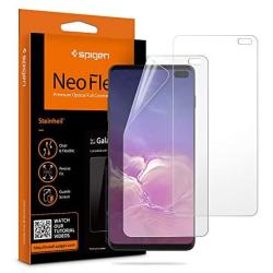 Spigen NeoFlex Screen Protector [TPU Film] Designed for Samsung Galaxy S10 Plus (2019)(2 Pack)