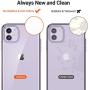 TORRAS Crystal Clear iPhone 11 Case, [10X Anti-Yellowing] Thin Slim [Anti-Scratch] Shockproof Soft TPU Rubber Cover Case for iPhone 11 6.1 inch, Purple