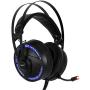 Ps4 PC Gaming RGB Headset with Microphone 2in1 Adapter Cosbary Compatible with Xbox One/Mac/Switches/Laptop Stereo Gaming LED Headphone 40mm Super Bass Driver Over Ear Noise Cancelling mic(Black)