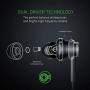 Razer Hammerhead Duo Wired Earbuds: Custom-Tuned Dual-Driver Technology - in-Line Mic & Volume Control - Aluminum Frame - Braided Cable - 3.5mm Headphone Jack - Matte Black